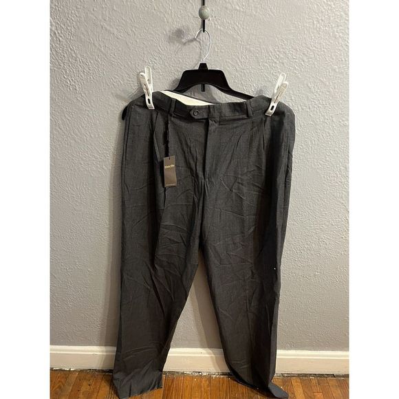 Roberto Villini  collezione men’s gray ‎ pants Wool 36  37.5. Unhemmed. - Picture 1 of 6